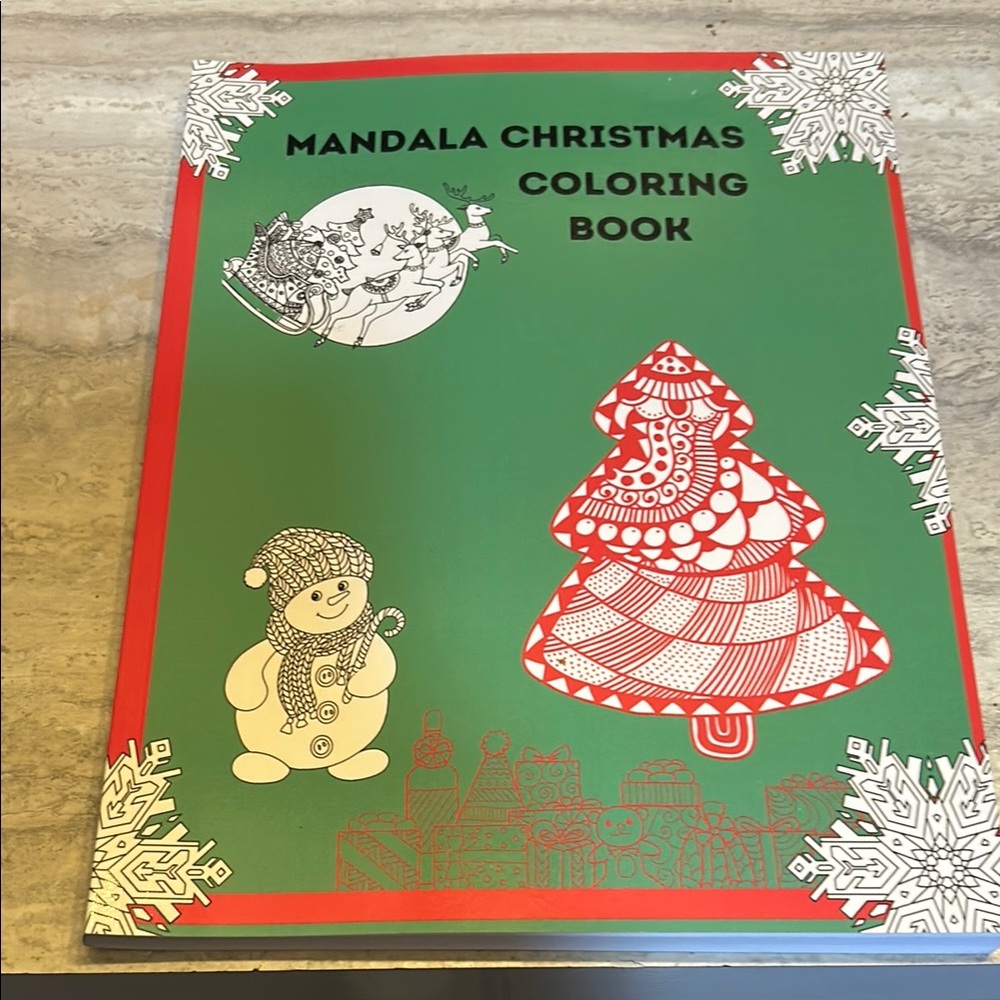 Mandala Christmas Coloring Book